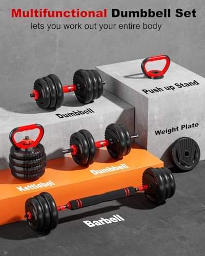 UNNMIIY Adjustable Dumbbells